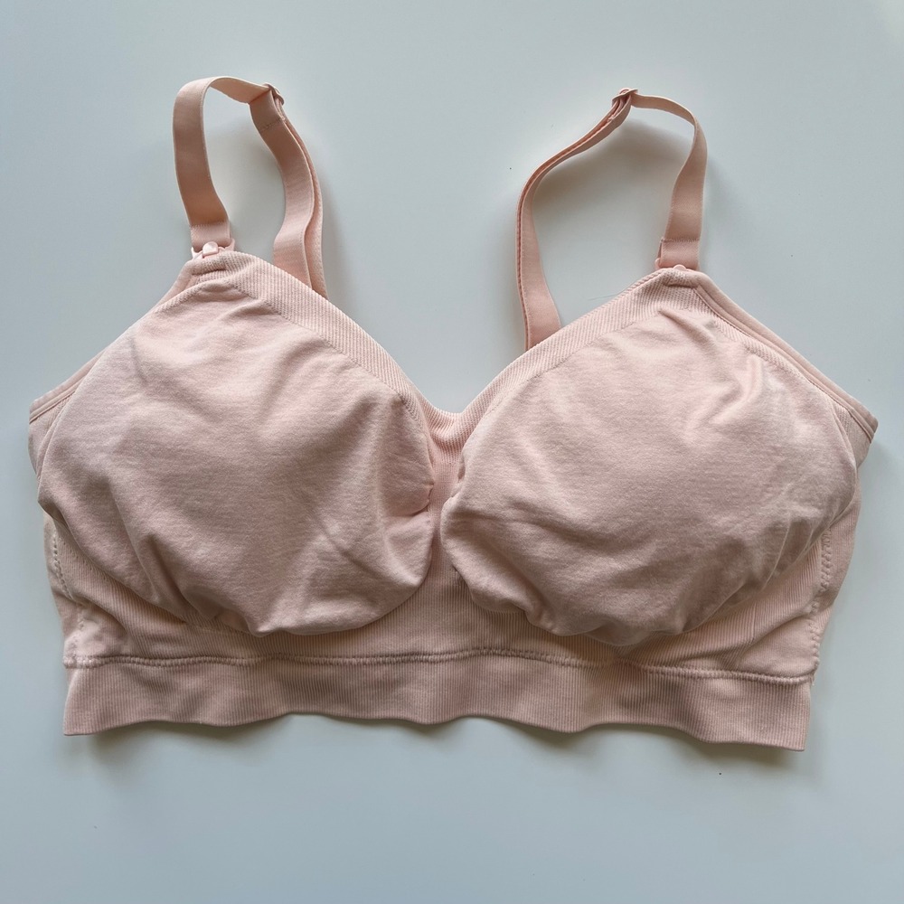 Kindred Bravely Nursing Pumping Maternity Bra Light Pink Large Busty